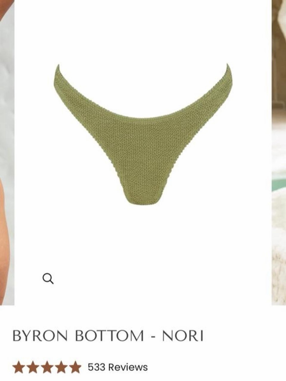 Somerfield Swim Byron Bottom - Nori Green NWT